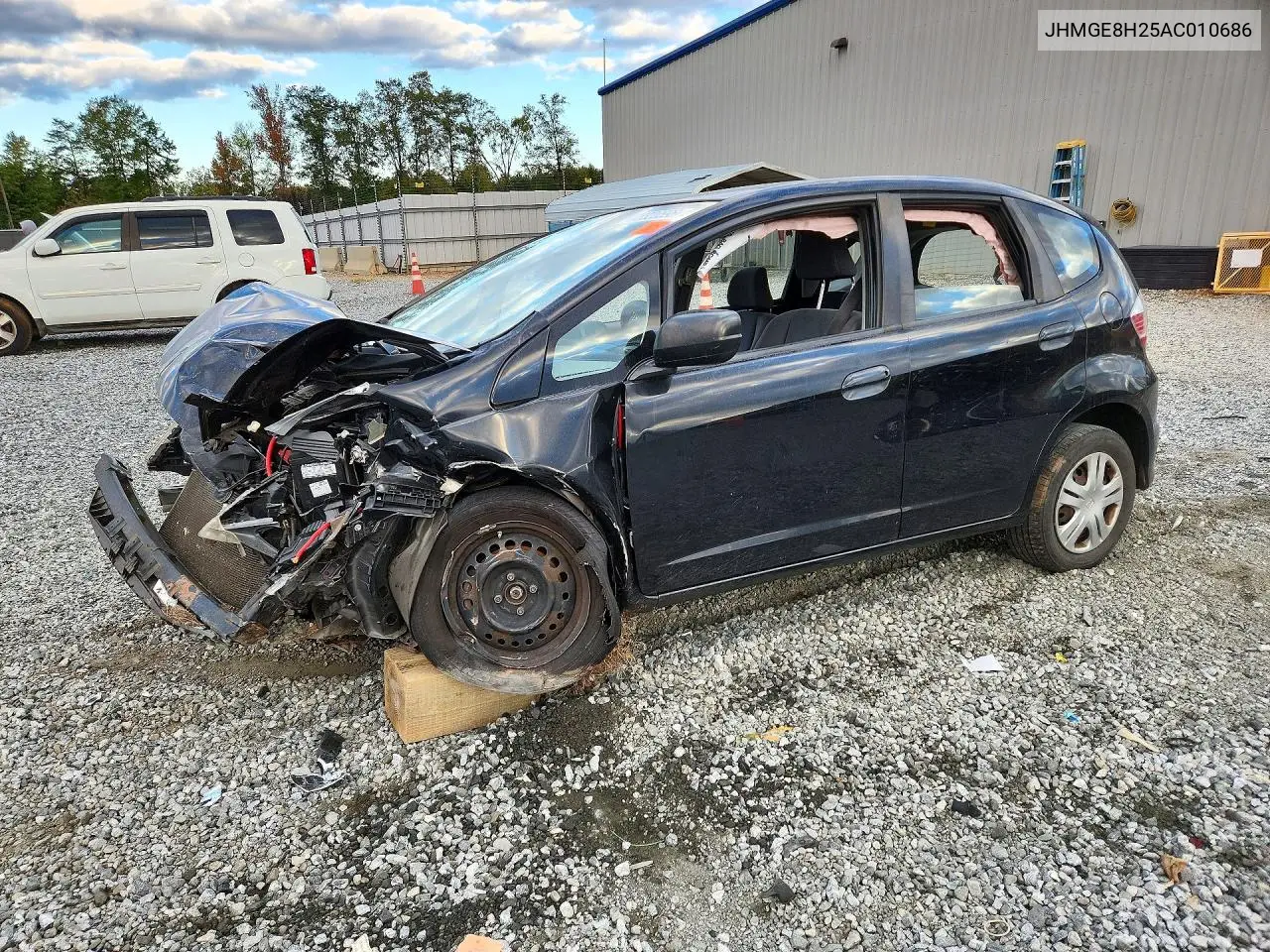 HONDA FIT 2010, VIN JHMGE8H25AC010686
