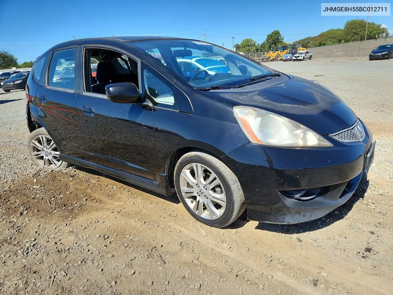 2011 HONDA FIT VIN JHMGE8H55BC012711 — фото 4