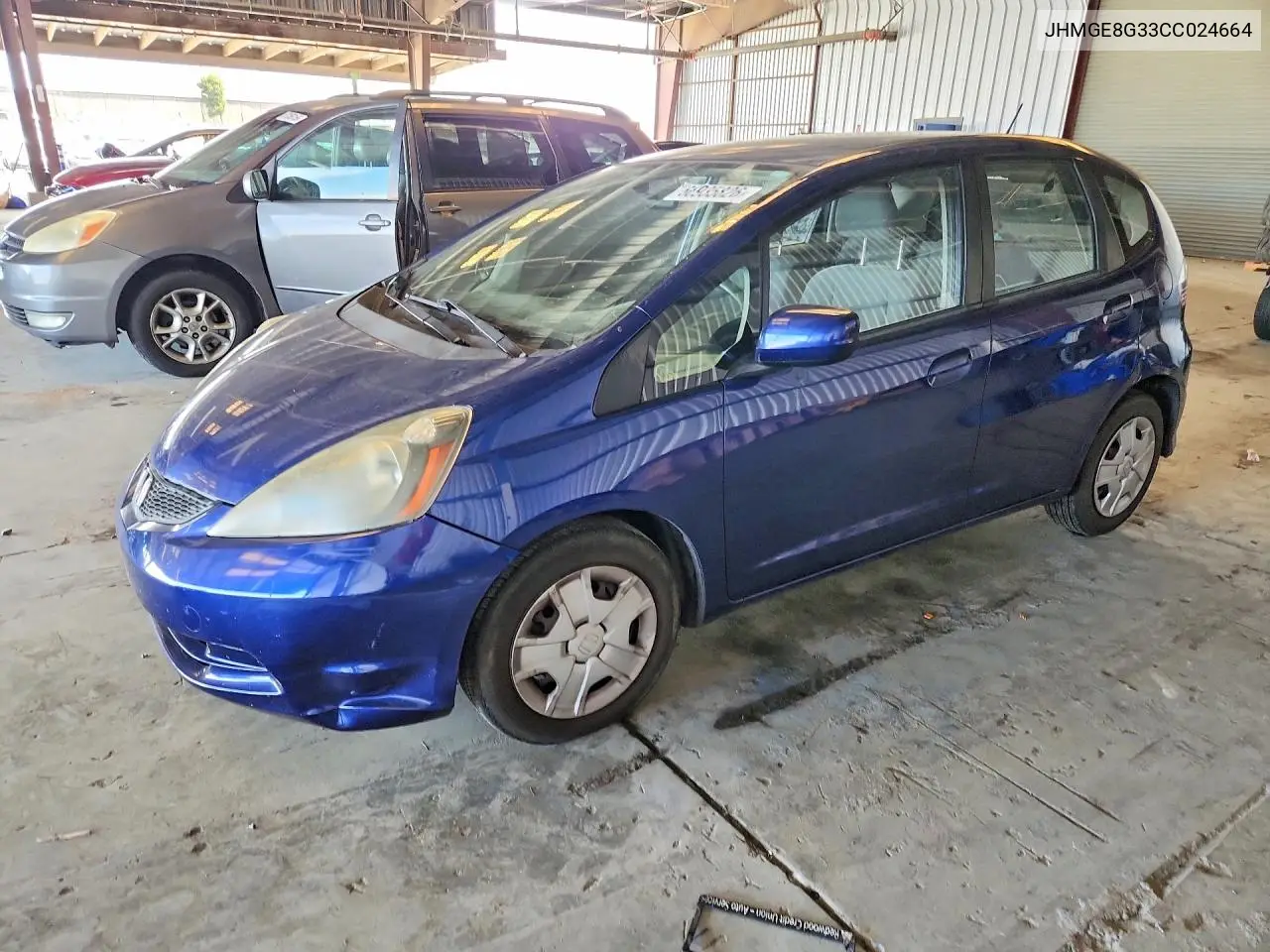 HONDA FIT 2012, VIN JHMGE8G33CC024664