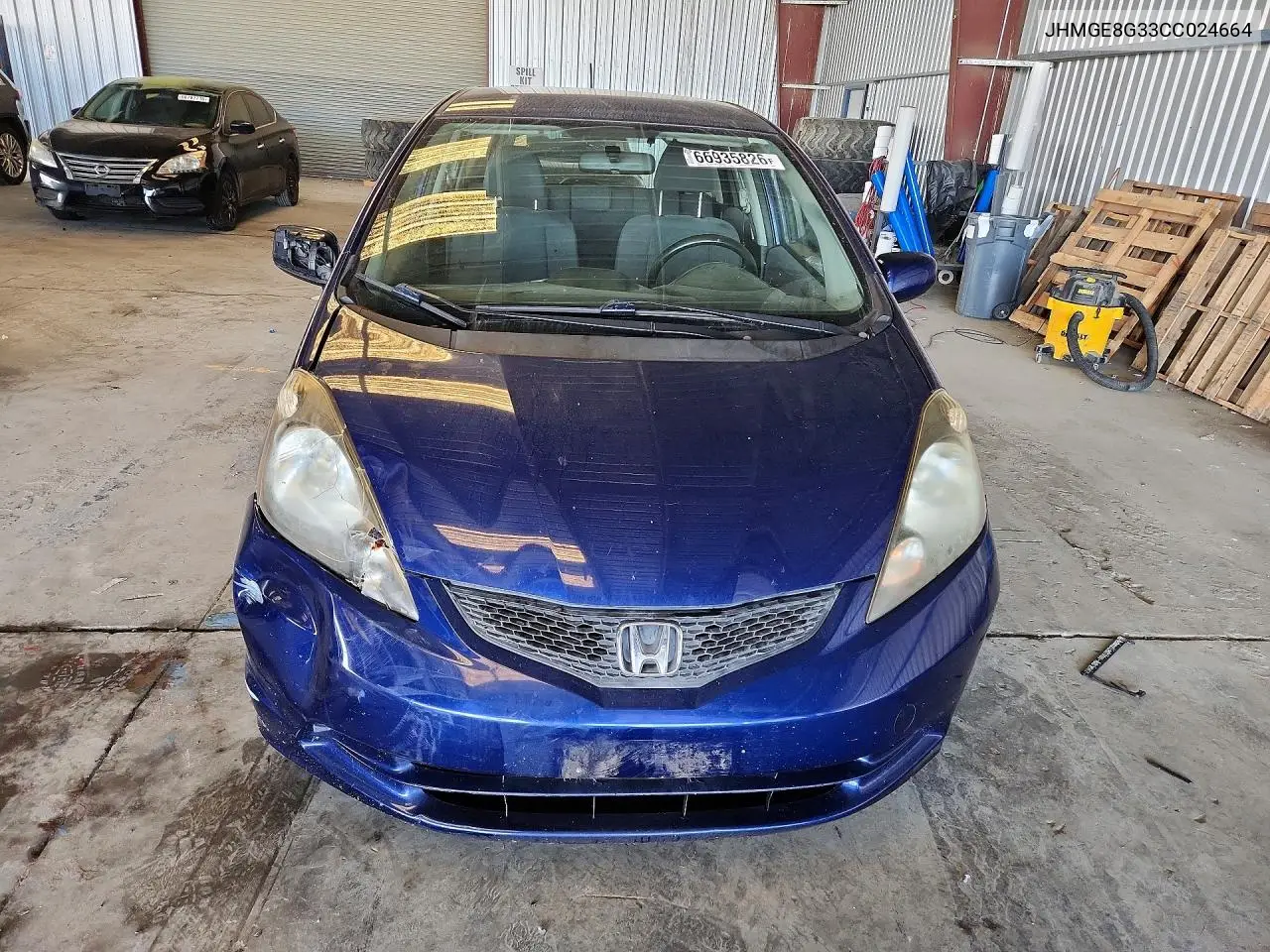 2012 HONDA FIT VIN JHMGE8G33CC024664 — фото 5
