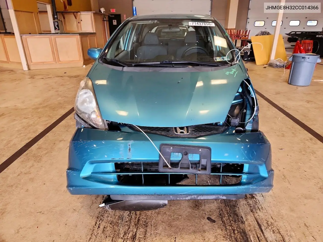 2012 HONDA FIT VIN JHMGE8H32CC014366 — фото 5