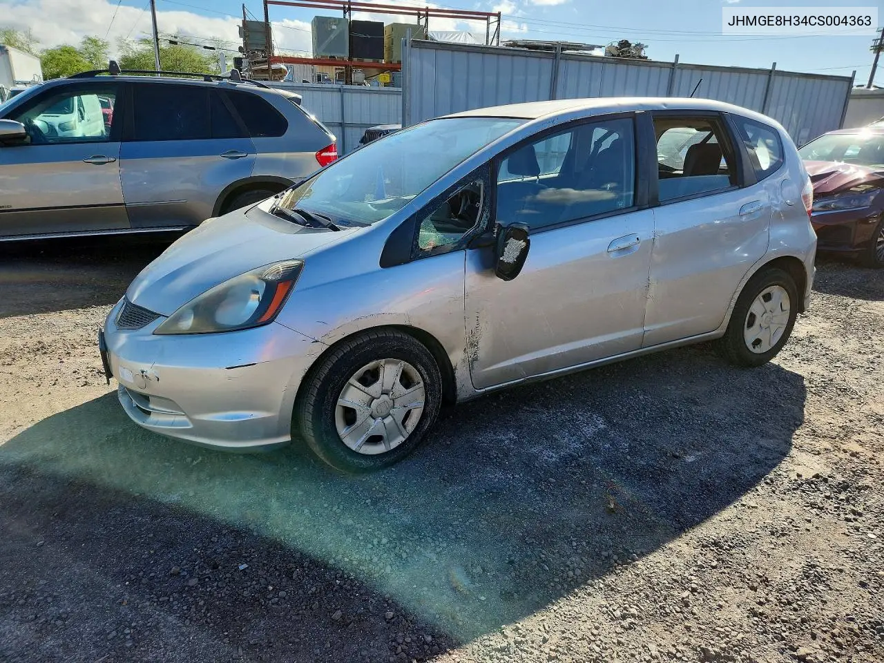 HONDA FIT 2012, VIN JHMGE8H34CS004363