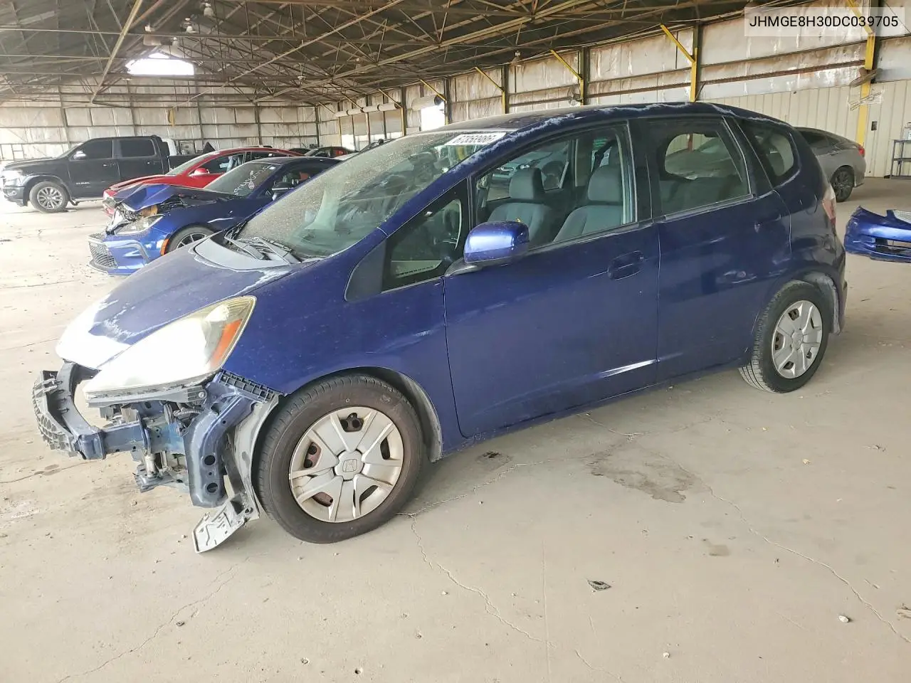 HONDA FIT 2013, VIN JHMGE8H30DC039705