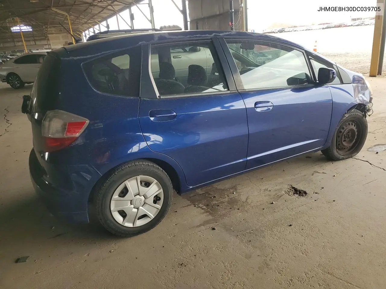 2013 HONDA FIT VIN JHMGE8H30DC039705 — фото 3