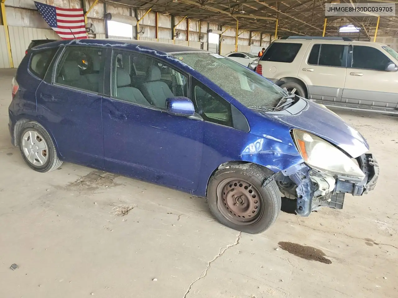 2013 HONDA FIT VIN JHMGE8H30DC039705 — фото 4