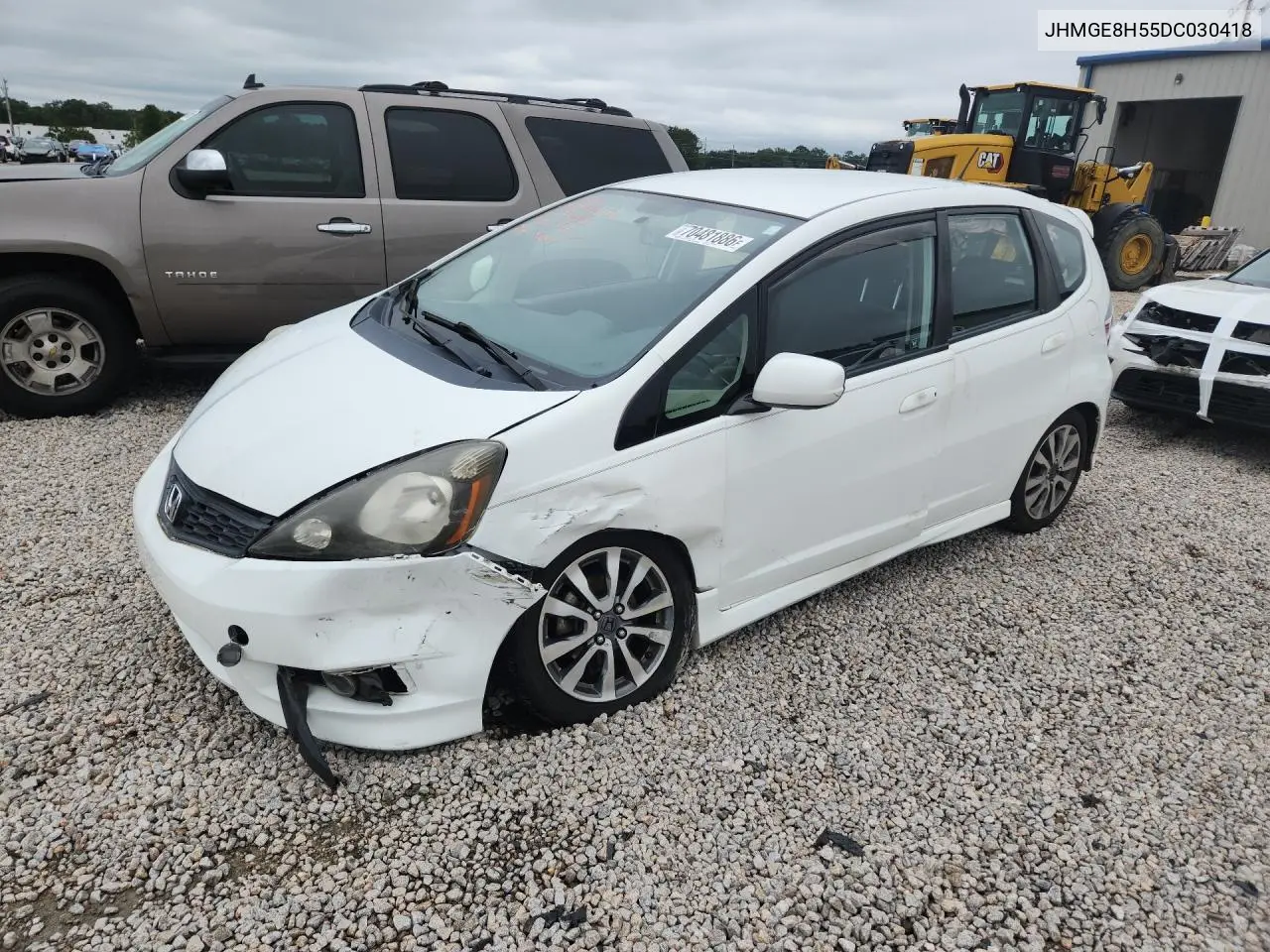 HONDA FIT 2013, VIN JHMGE8H55DC030418