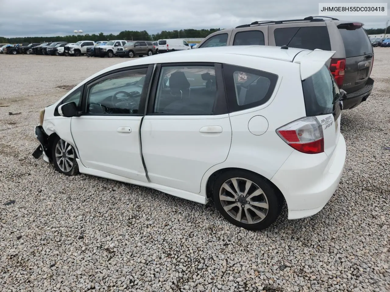 2013 HONDA FIT VIN JHMGE8H55DC030418 — фото 2
