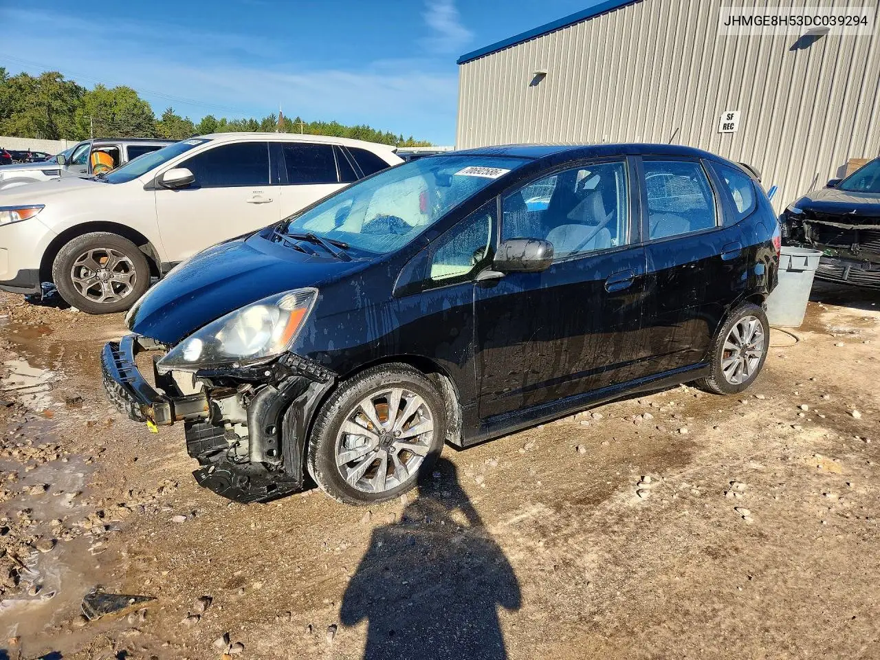 HONDA FIT 2013, VIN JHMGE8H53DC039294