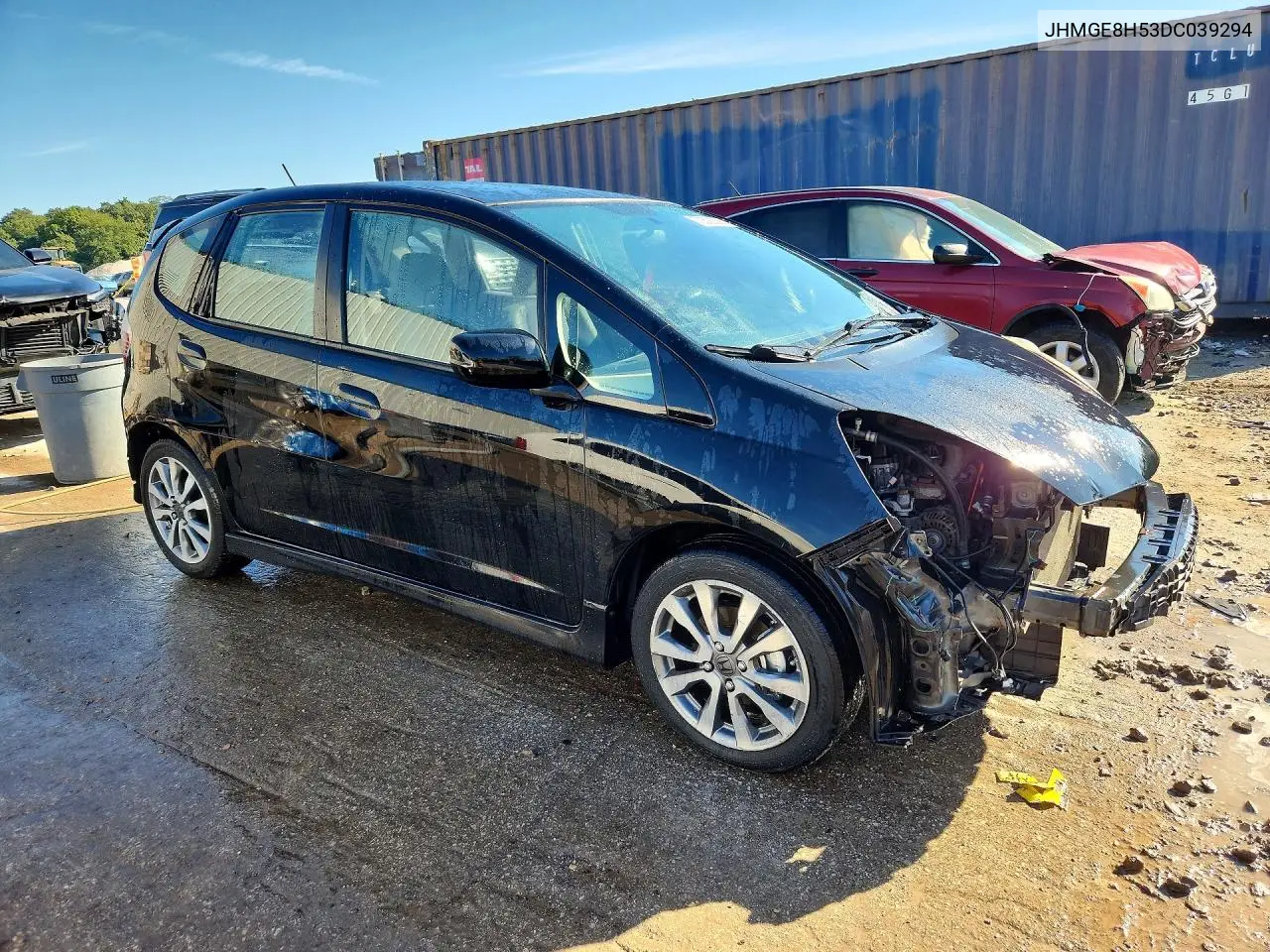 2013 HONDA FIT VIN JHMGE8H53DC039294 — фото 4
