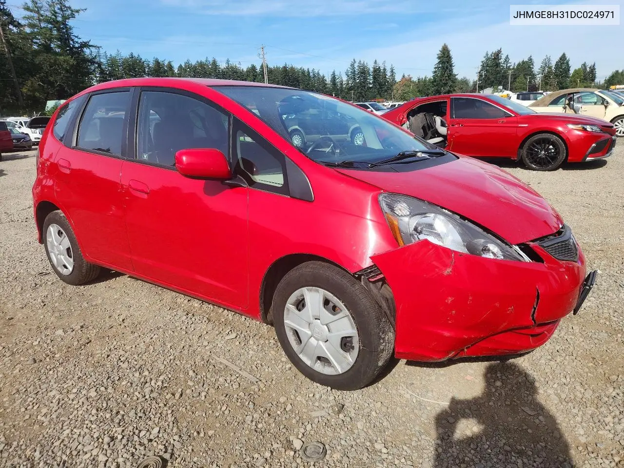 2013 HONDA FIT VIN JHMGE8H31DC024971 — фото 4