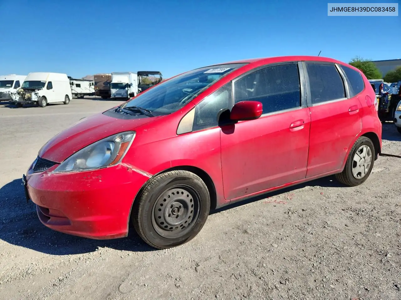 HONDA FIT 2013, VIN JHMGE8H39DC083458