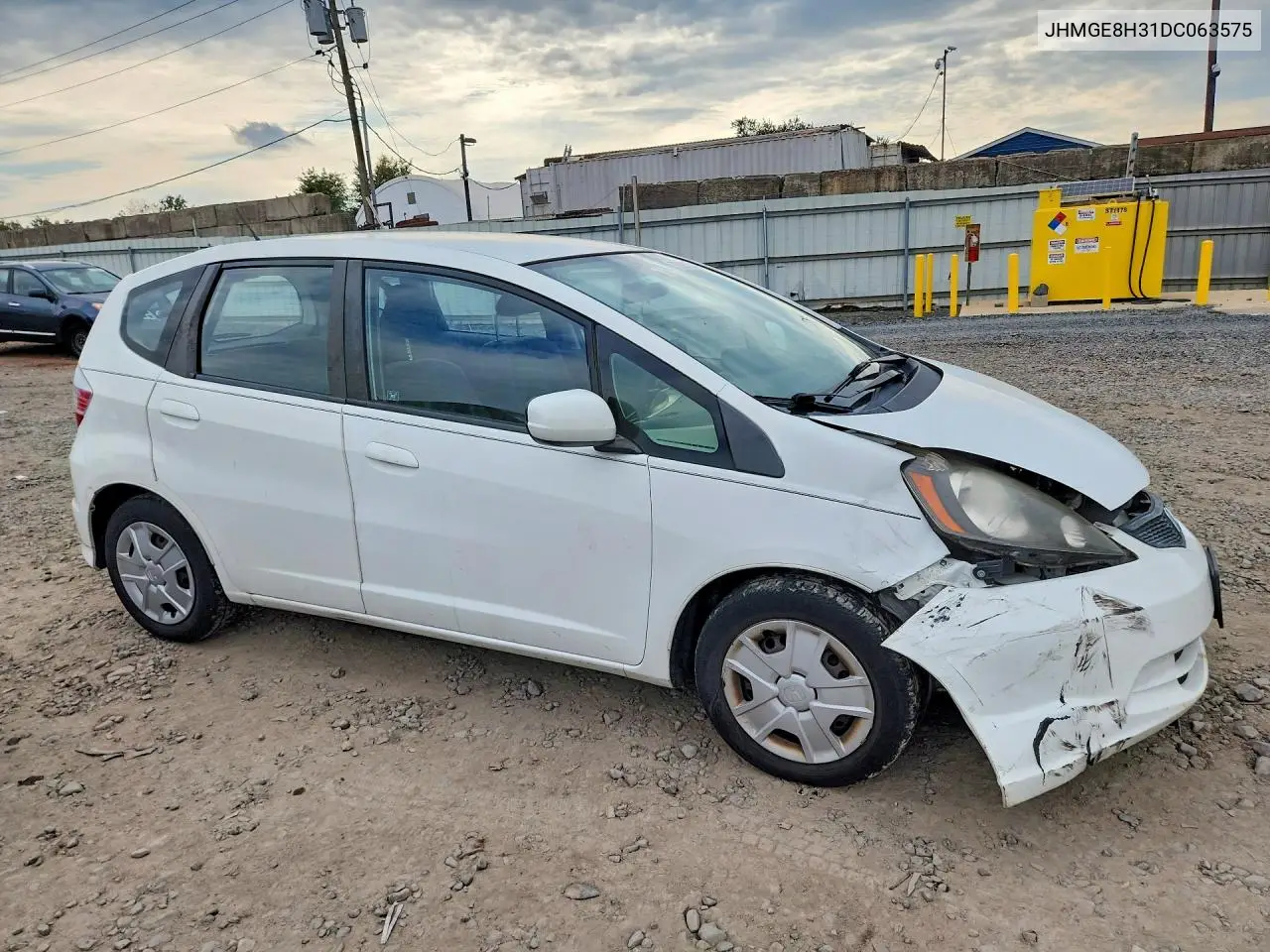 2013 HONDA FIT VIN JHMGE8H31DC063575 — фото 4