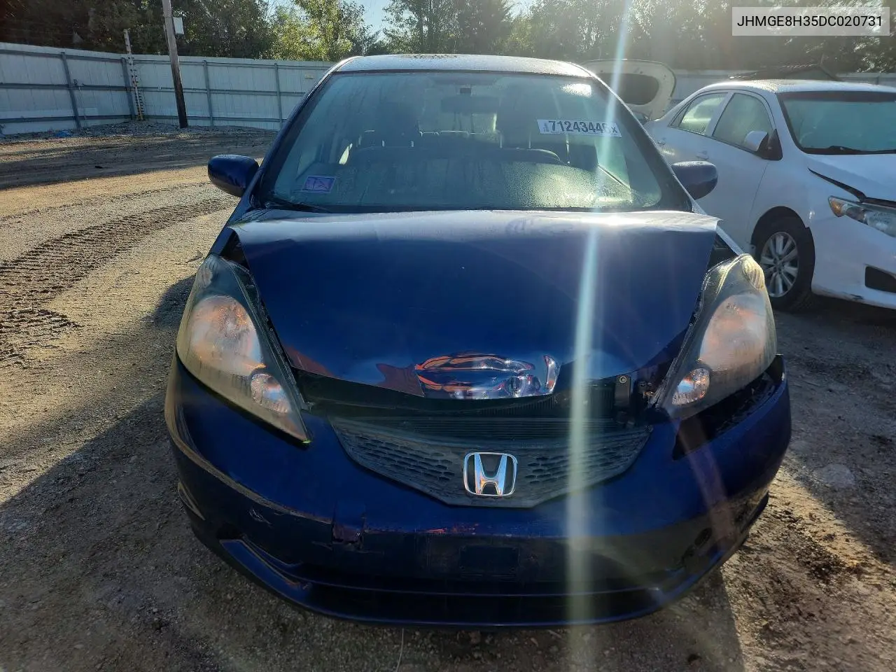 2013 HONDA FIT VIN JHMGE8H35DC020731 — фото 5