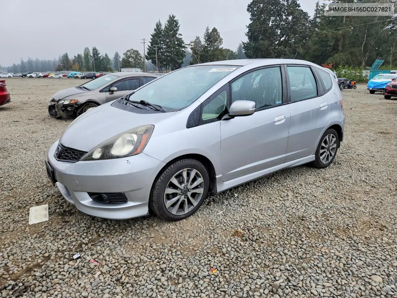 HONDA FIT 2013, VIN JHMGE8H56DC027821
