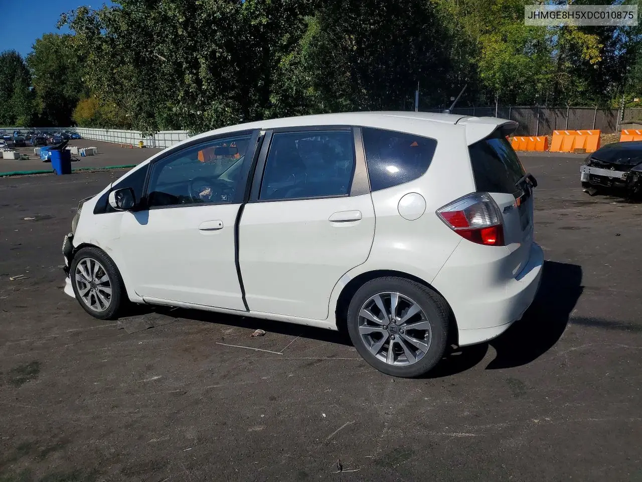 2013 HONDA FIT VIN JHMGE8H5XDC010875 — фото 2