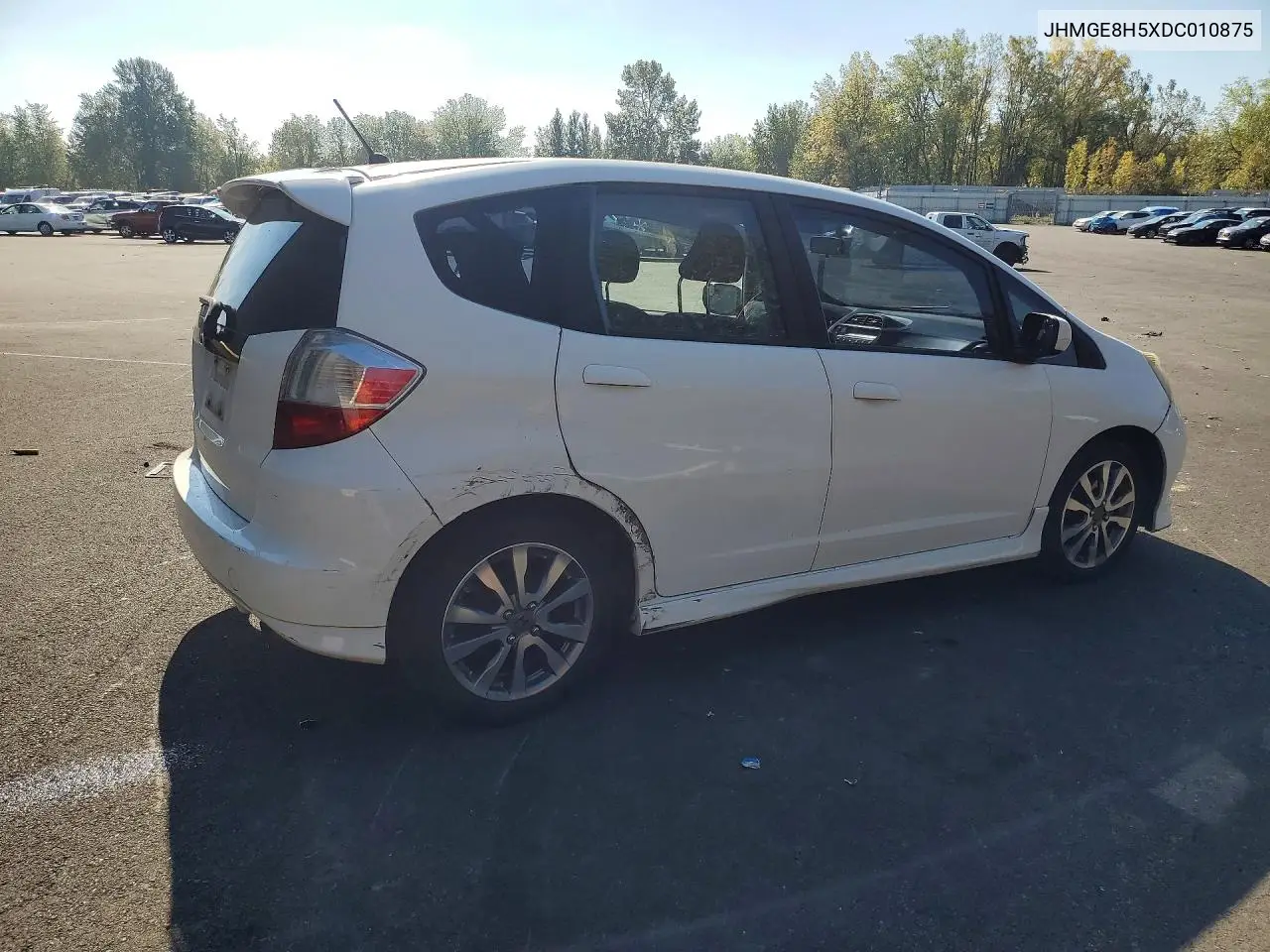 2013 HONDA FIT VIN JHMGE8H5XDC010875 — фото 3