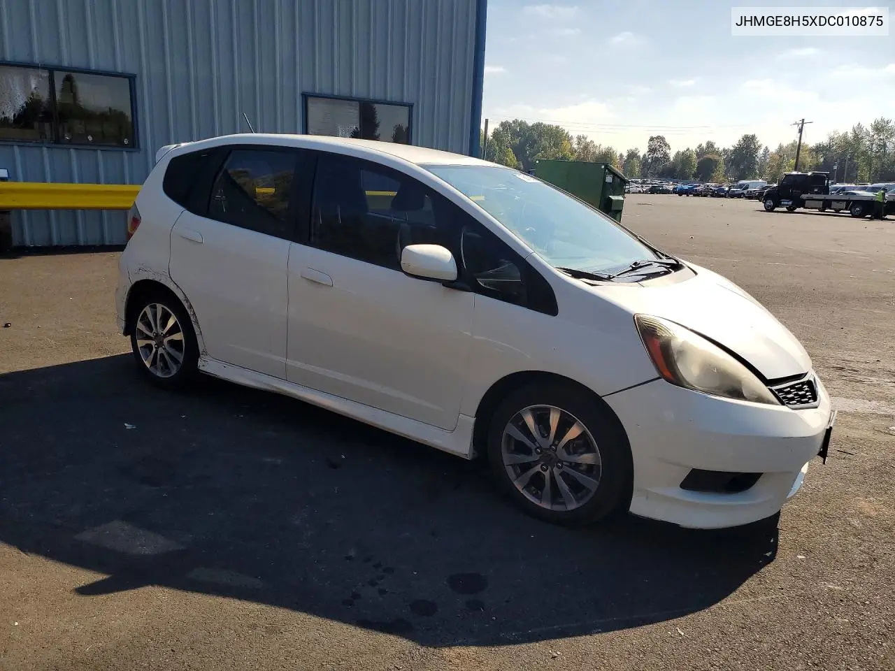 2013 HONDA FIT VIN JHMGE8H5XDC010875 — фото 4