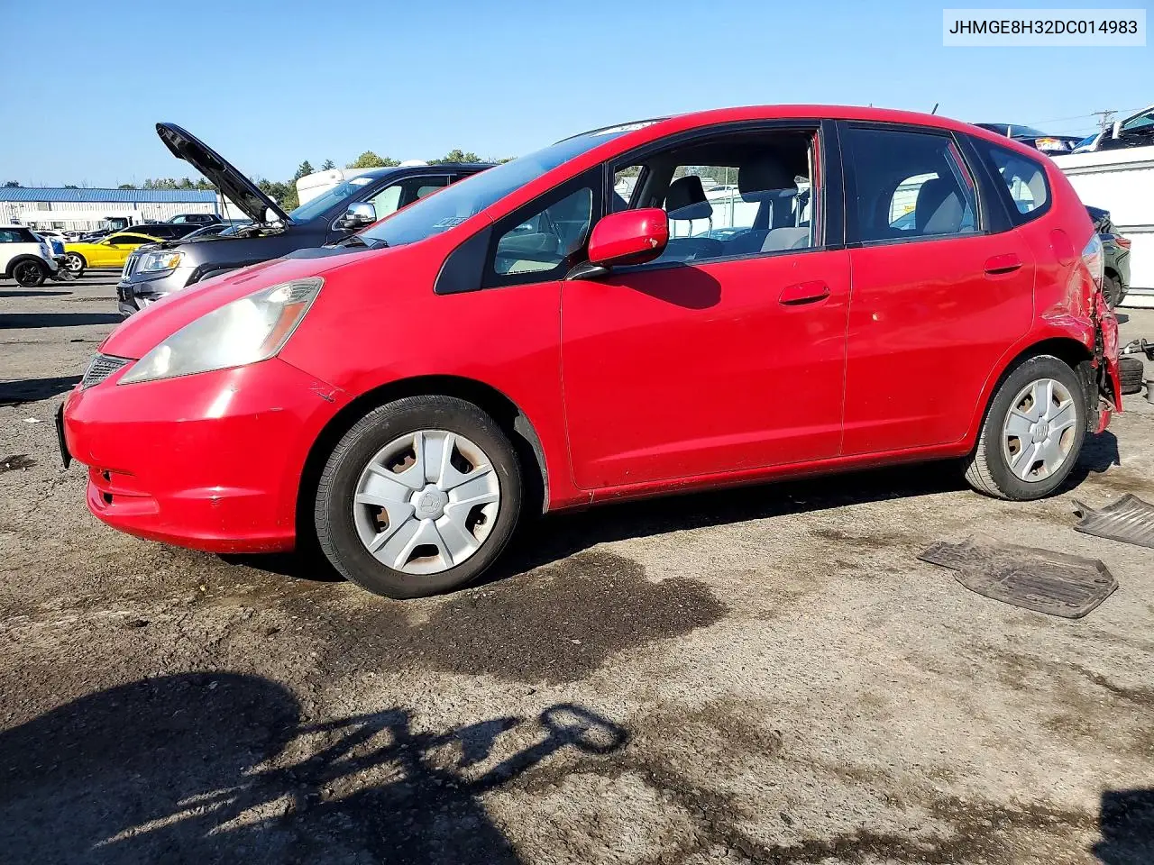 HONDA FIT 2013, VIN JHMGE8H32DC014983