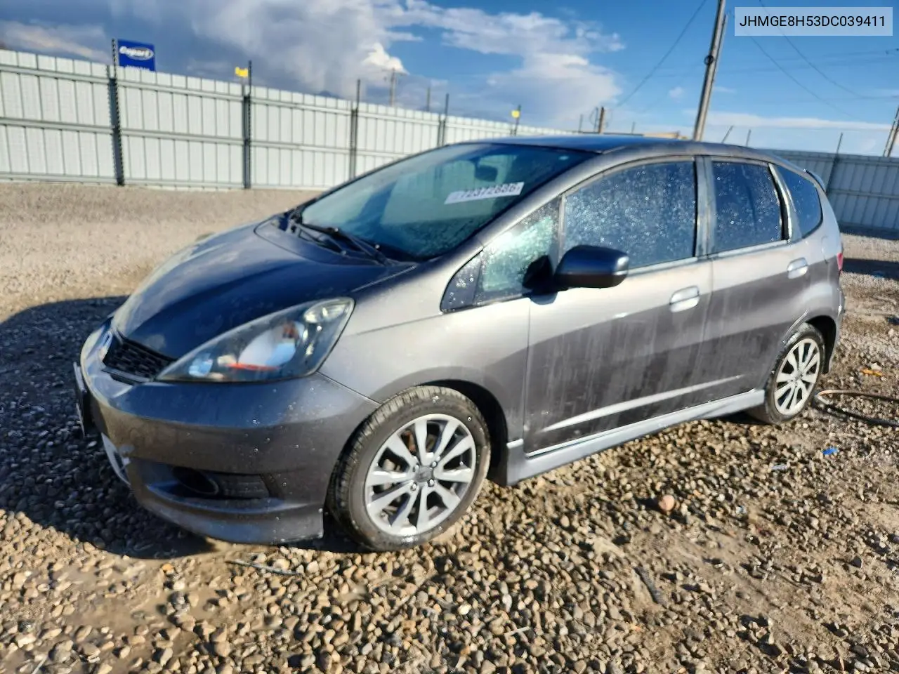 HONDA FIT 2013, VIN JHMGE8H53DC039411