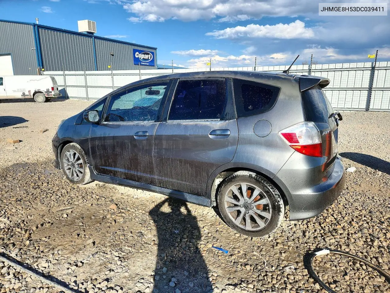 2013 HONDA FIT VIN JHMGE8H53DC039411 — фото 2