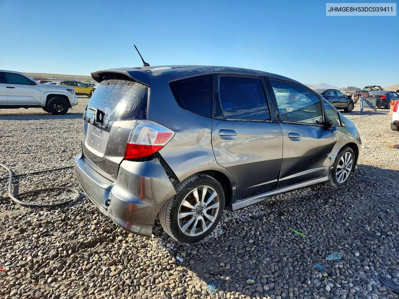 2013 HONDA FIT VIN JHMGE8H53DC039411 — фото 3
