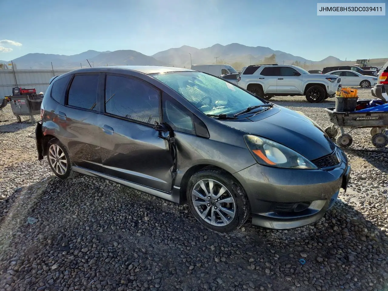 2013 HONDA FIT VIN JHMGE8H53DC039411 — фото 4