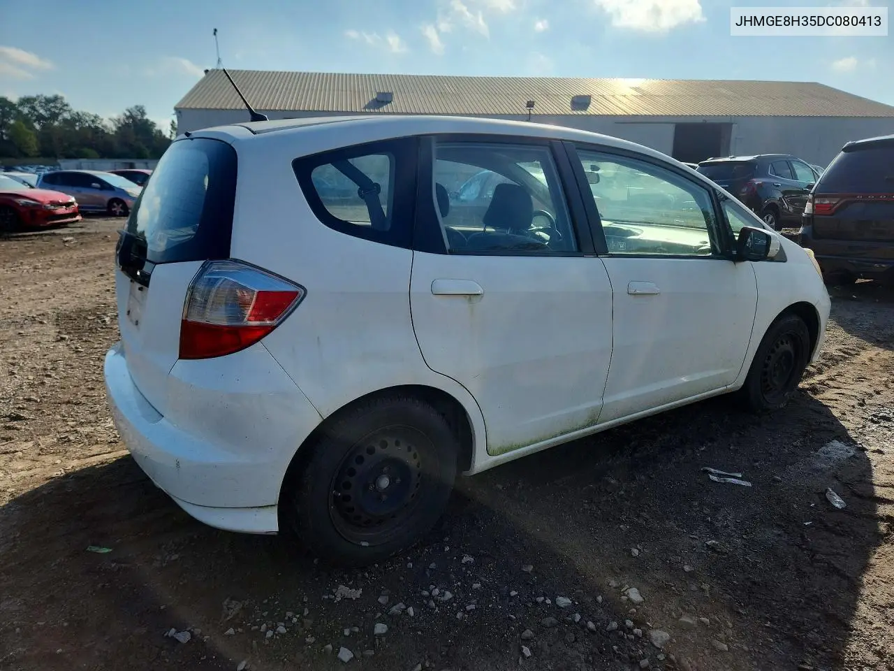 2013 HONDA FIT VIN JHMGE8H35DC080413 — фото 3