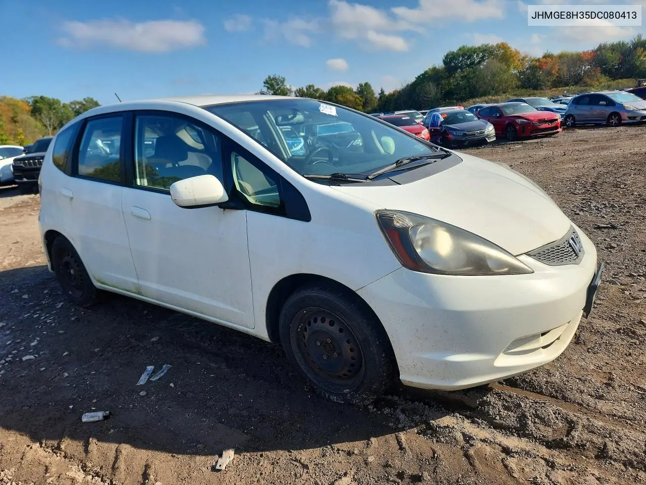 2013 HONDA FIT VIN JHMGE8H35DC080413 — фото 4