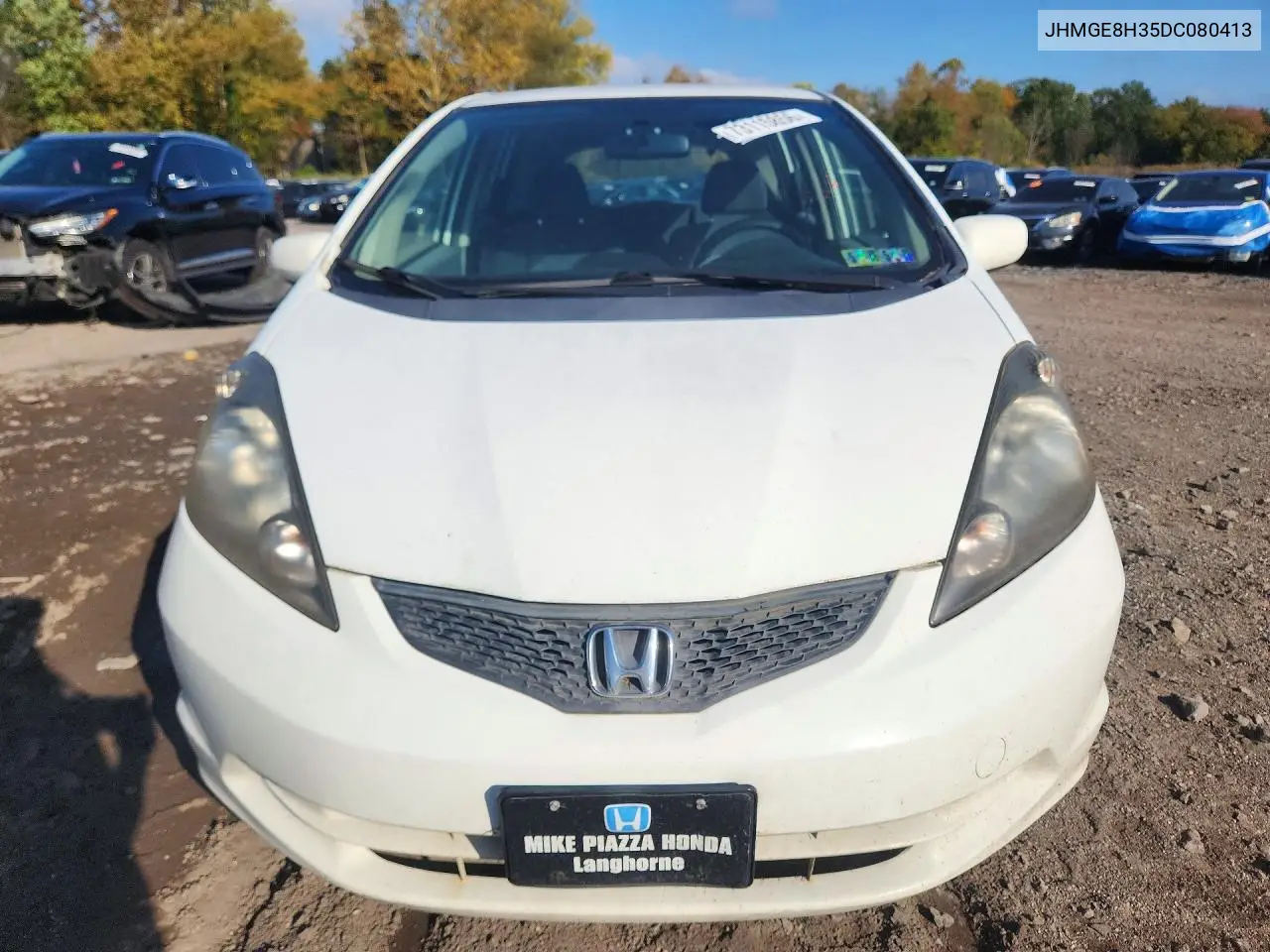 2013 HONDA FIT VIN JHMGE8H35DC080413 — фото 5