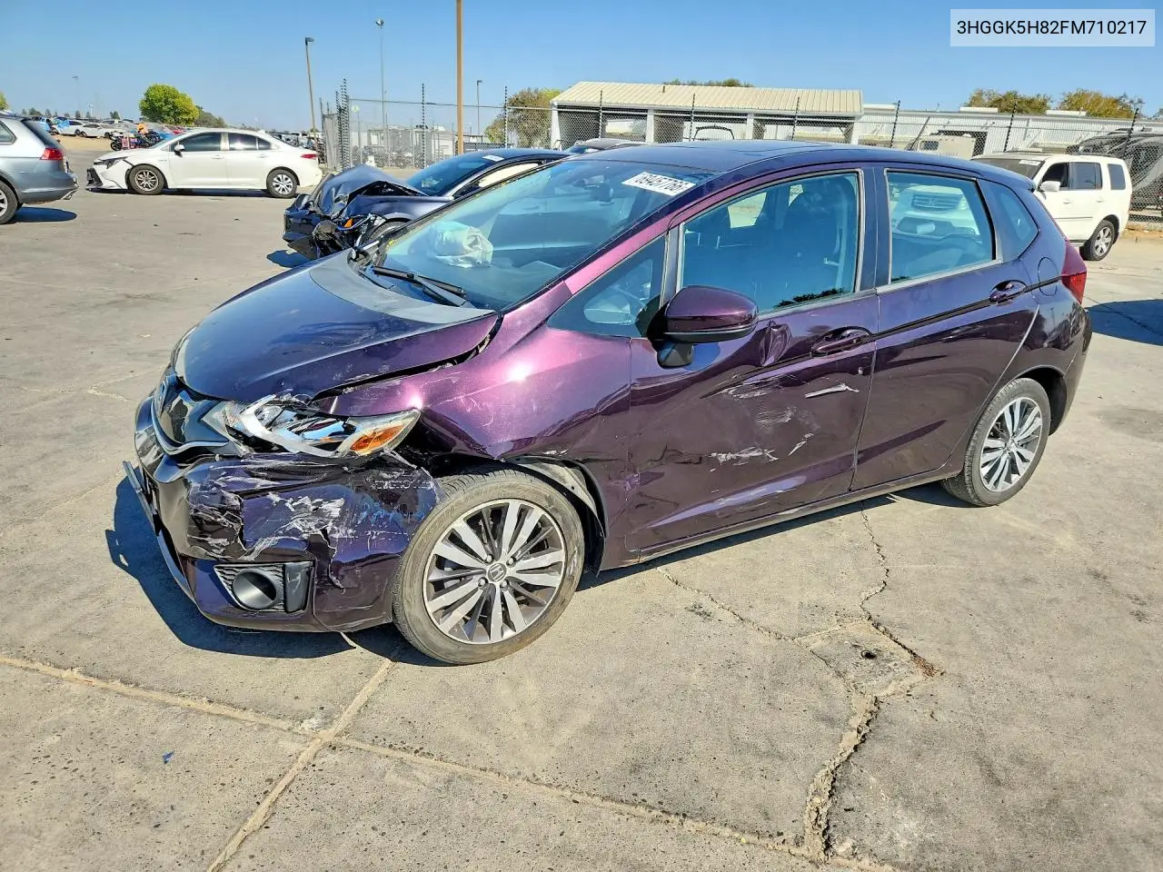 HONDA FIT 2015, VIN 3HGGK5H82FM710217