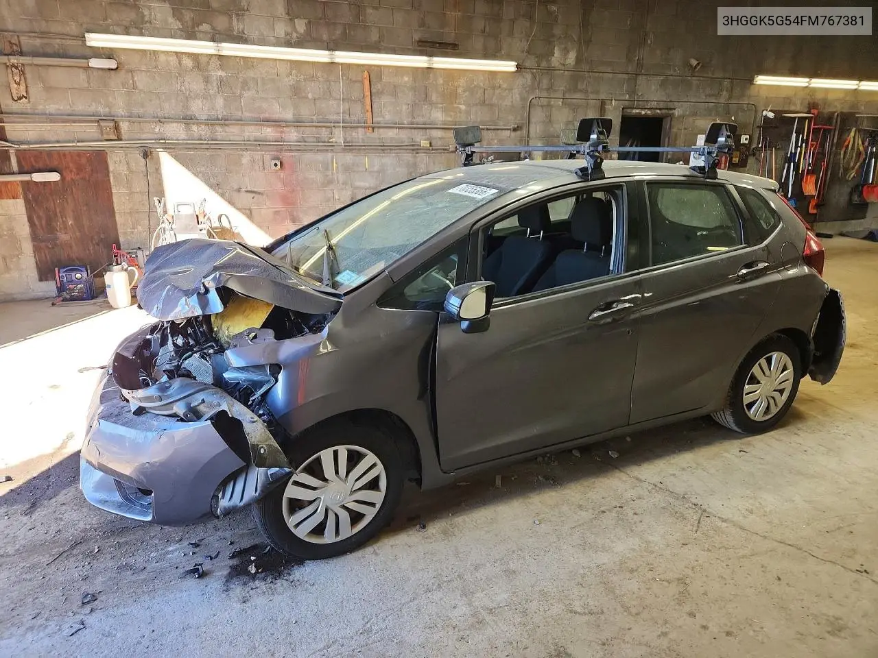 HONDA FIT 2015, VIN 3HGGK5G54FM767381