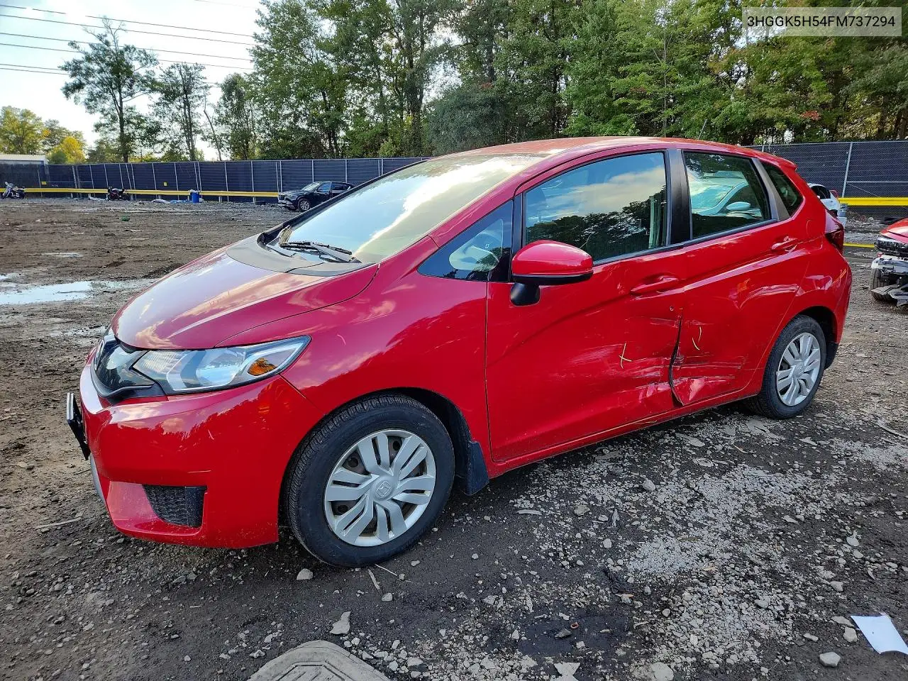 HONDA FIT 2015, VIN 3HGGK5H54FM737294