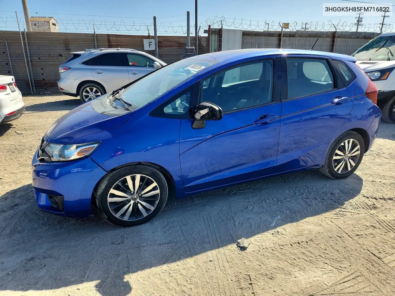 HONDA FIT 2015, VIN 3HGGK5H85FM716822