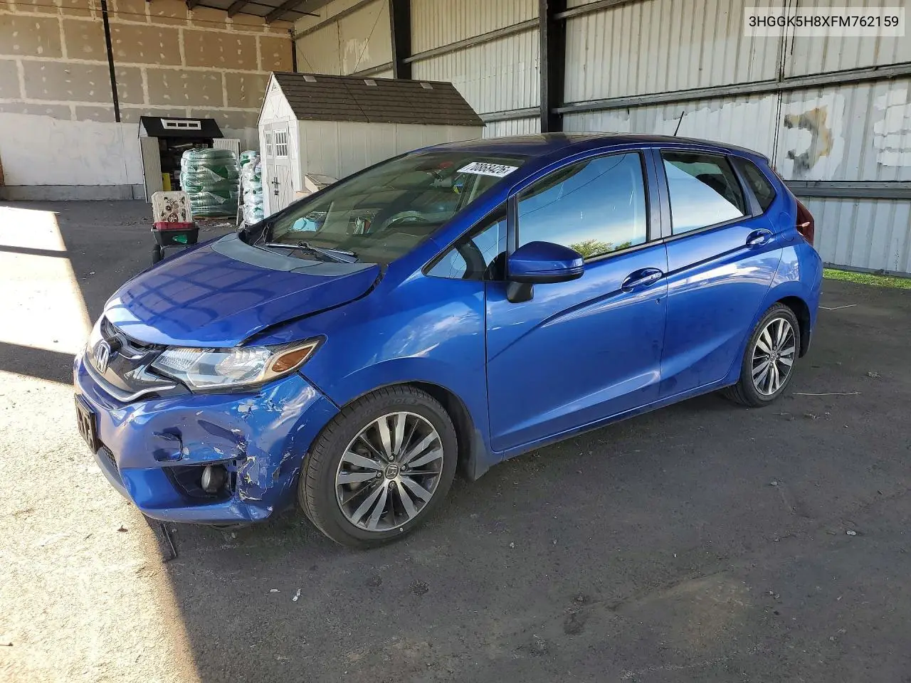 HONDA FIT 2015, VIN 3HGGK5H8XFM762159