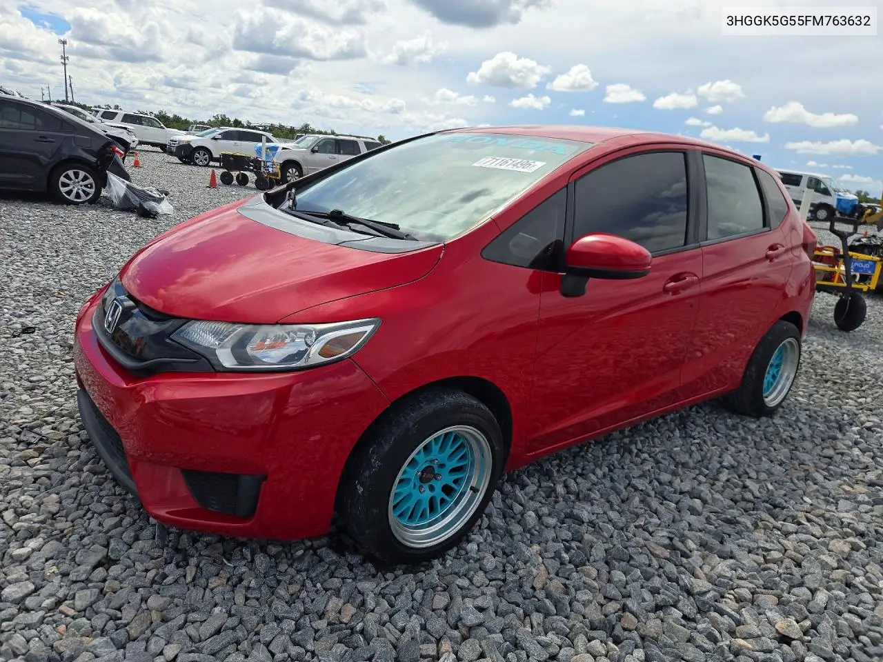 HONDA FIT 2015, VIN 3HGGK5G55FM763632