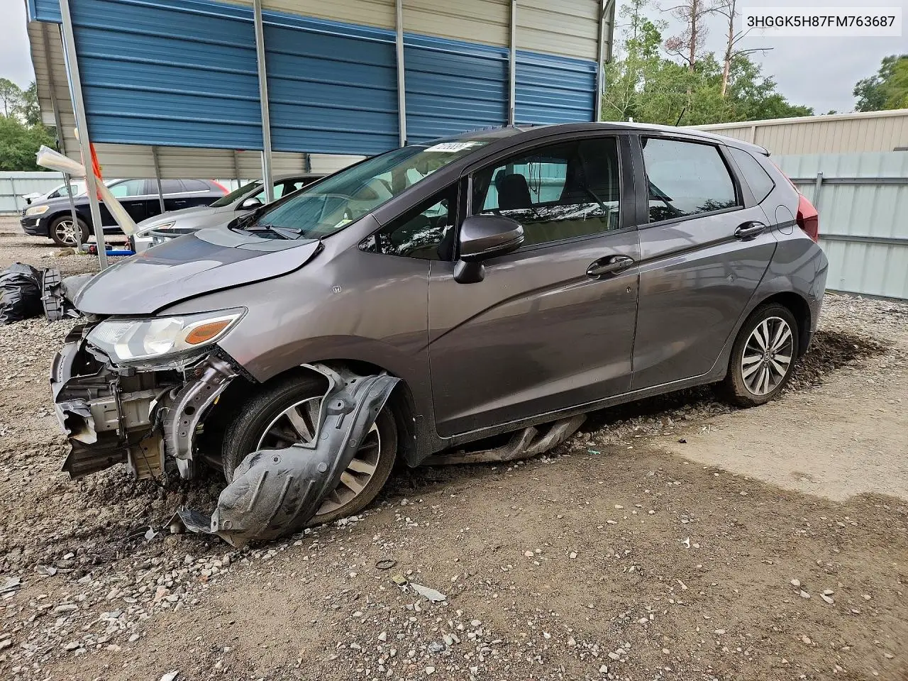 HONDA FIT 2015, VIN 3HGGK5H87FM763687