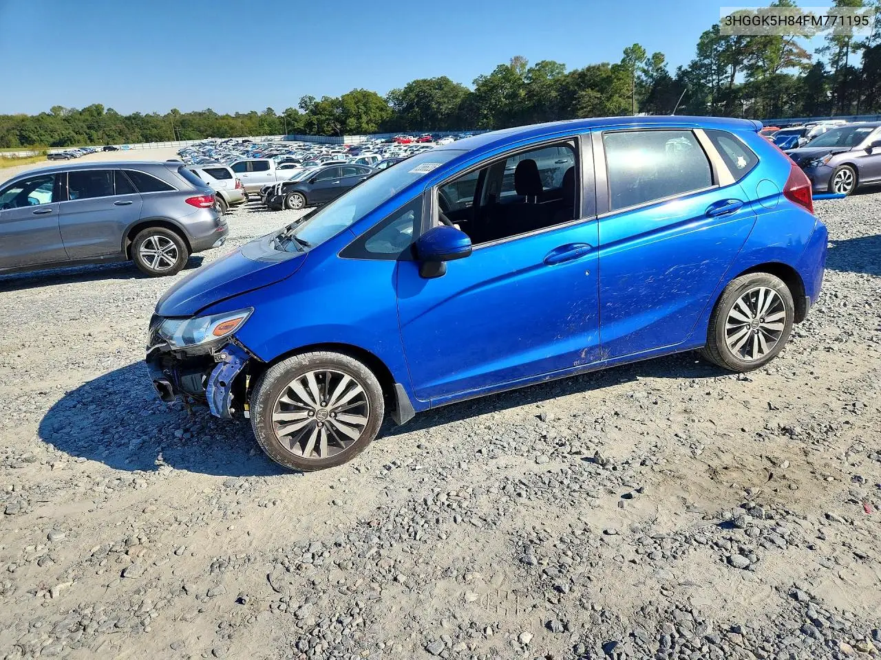 HONDA FIT 2015, VIN 3HGGK5H84FM771195