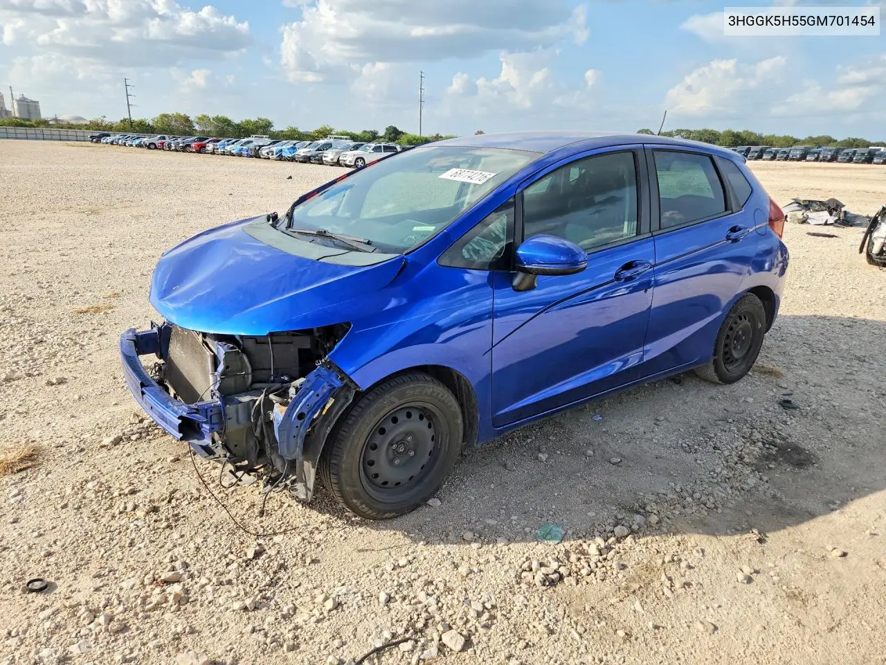 HONDA FIT 2016, VIN 3HGGK5H55GM701454