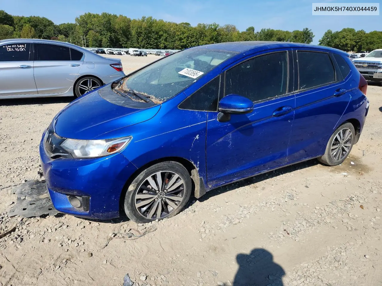 HONDA FIT 2016, VIN JHMGK5H74GX044459