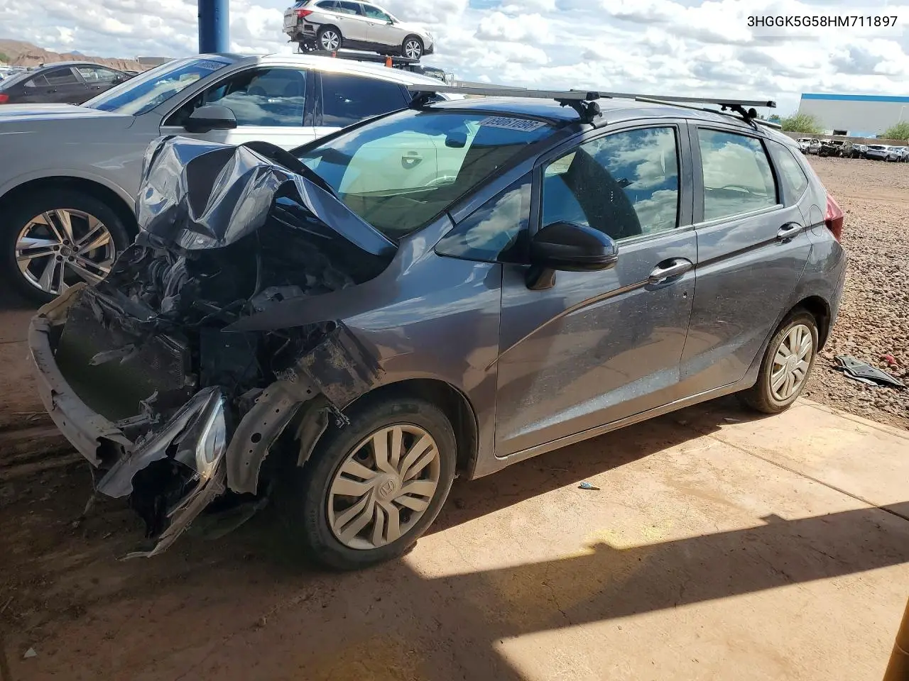 HONDA FIT 2017, VIN 3HGGK5G58HM711897