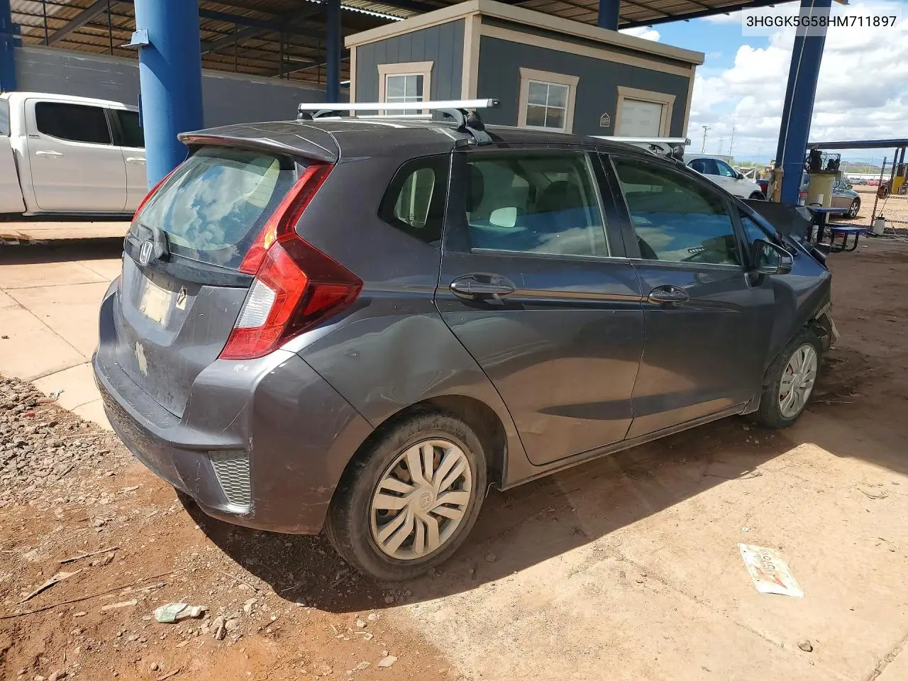 2017 HONDA FIT VIN 3HGGK5G58HM711897 — фото 3