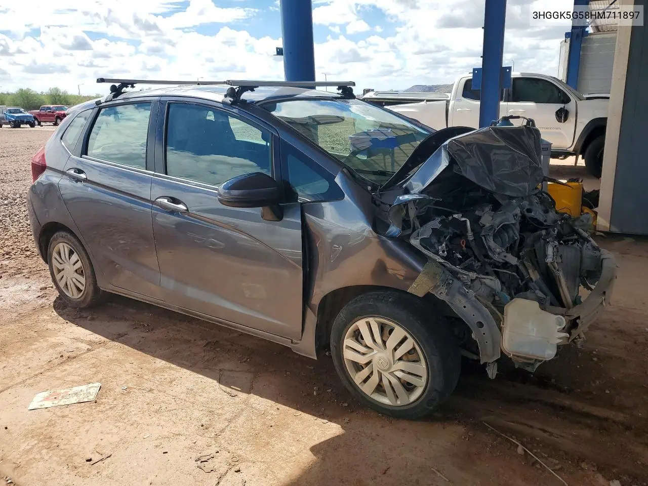 2017 HONDA FIT VIN 3HGGK5G58HM711897 — фото 4