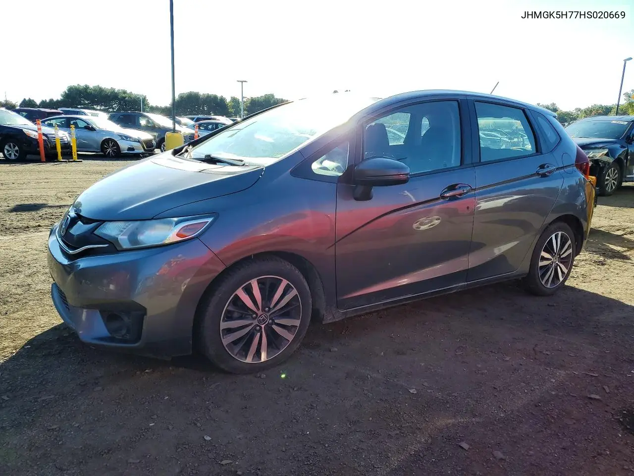 HONDA FIT 2017, VIN JHMGK5H77HS020669