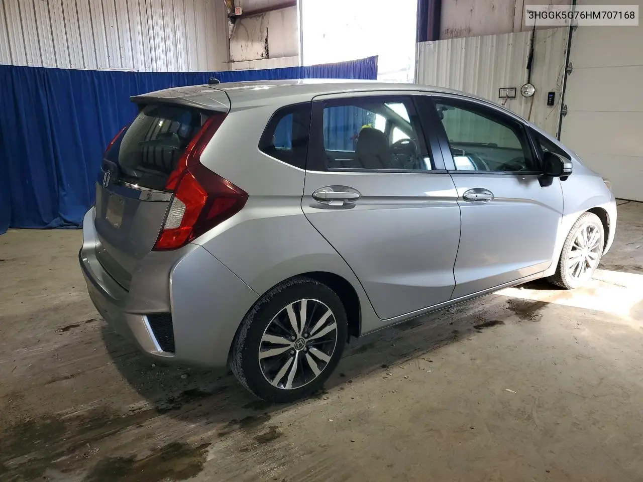 2017 HONDA FIT VIN 3HGGK5G76HM707168 — фото 3