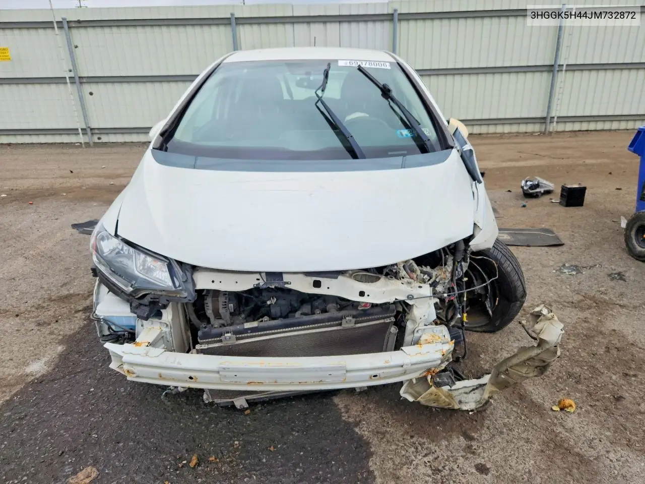 2018 HONDA FIT VIN 3HGGK5H44JM732872 — фото 5