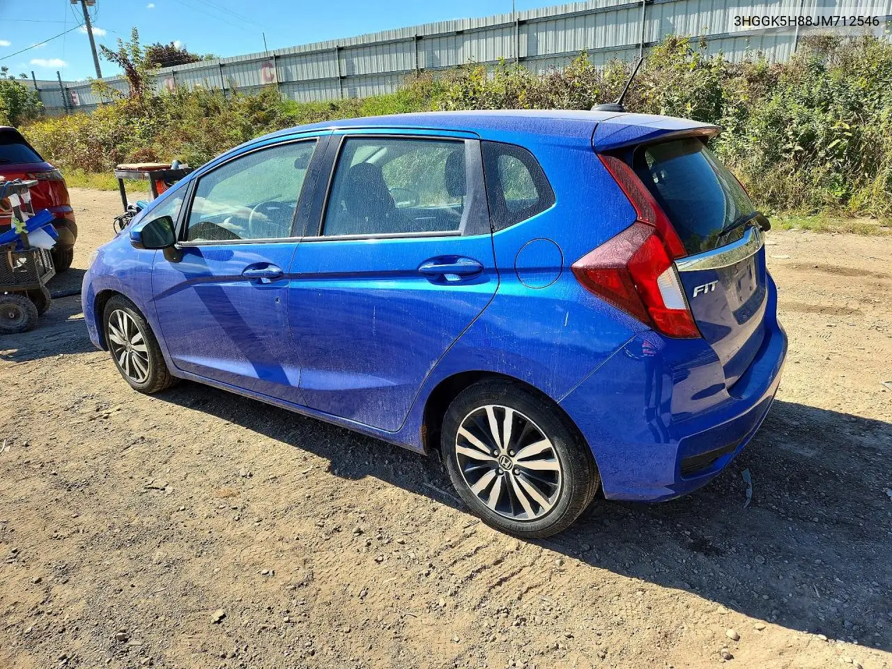 2018 HONDA FIT VIN 3HGGK5H88JM712546 — фото 2