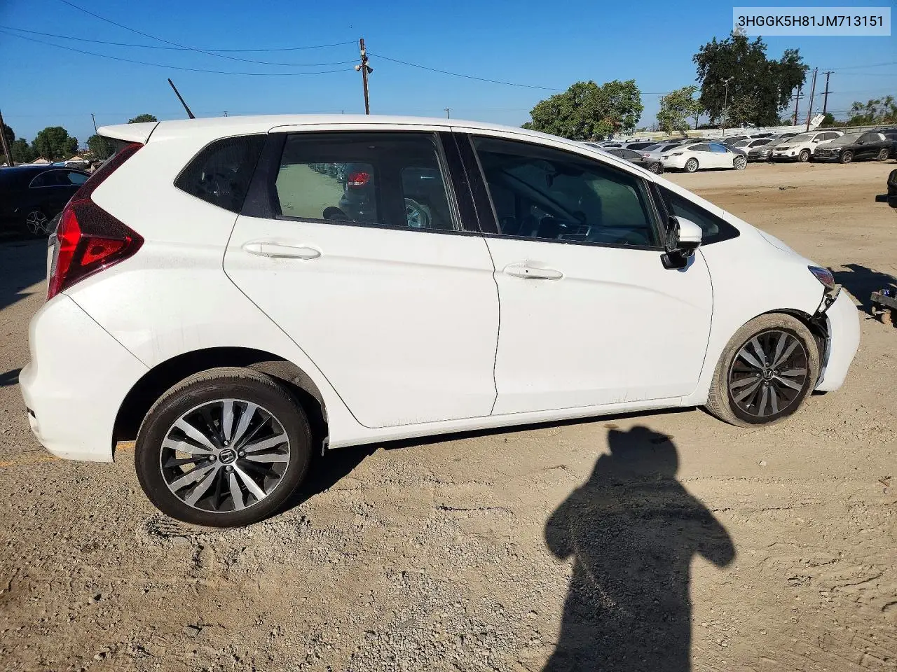 2018 HONDA FIT VIN 3HGGK5H81JM713151 — фото 3