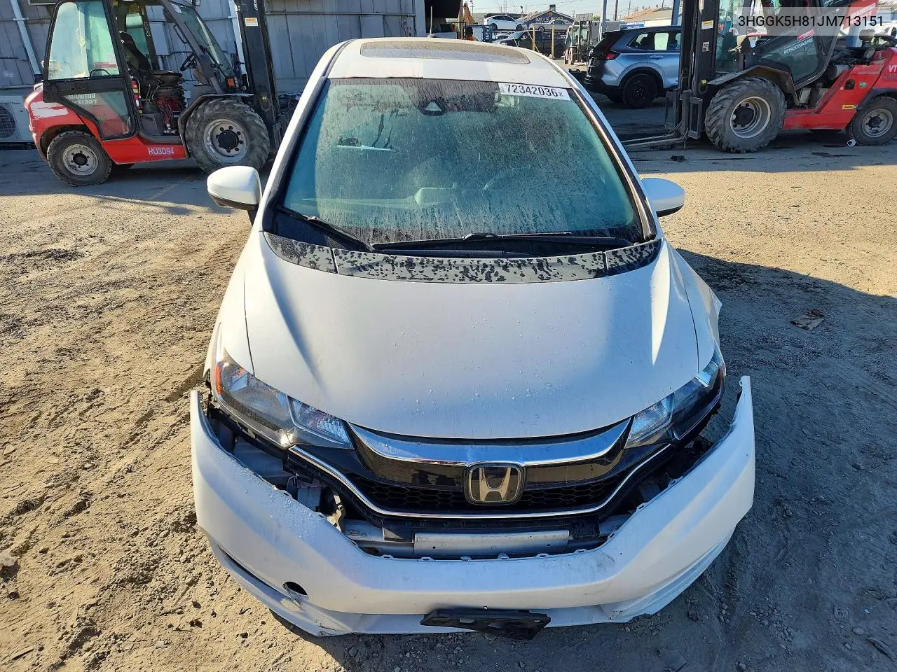2018 HONDA FIT VIN 3HGGK5H81JM713151 — фото 5