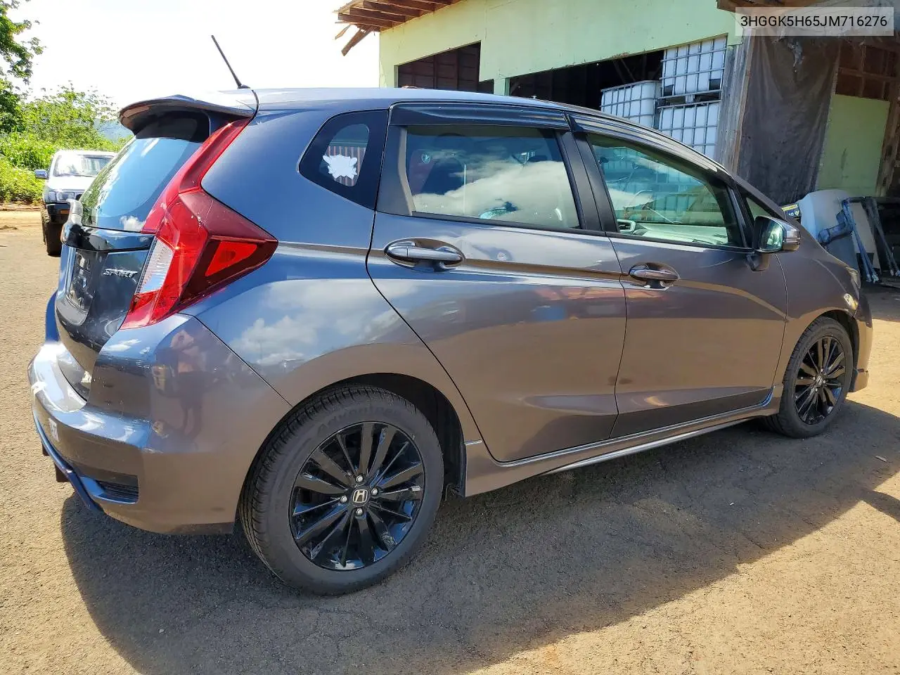 2018 HONDA FIT VIN 3HGGK5H65JM716276 — фото 3