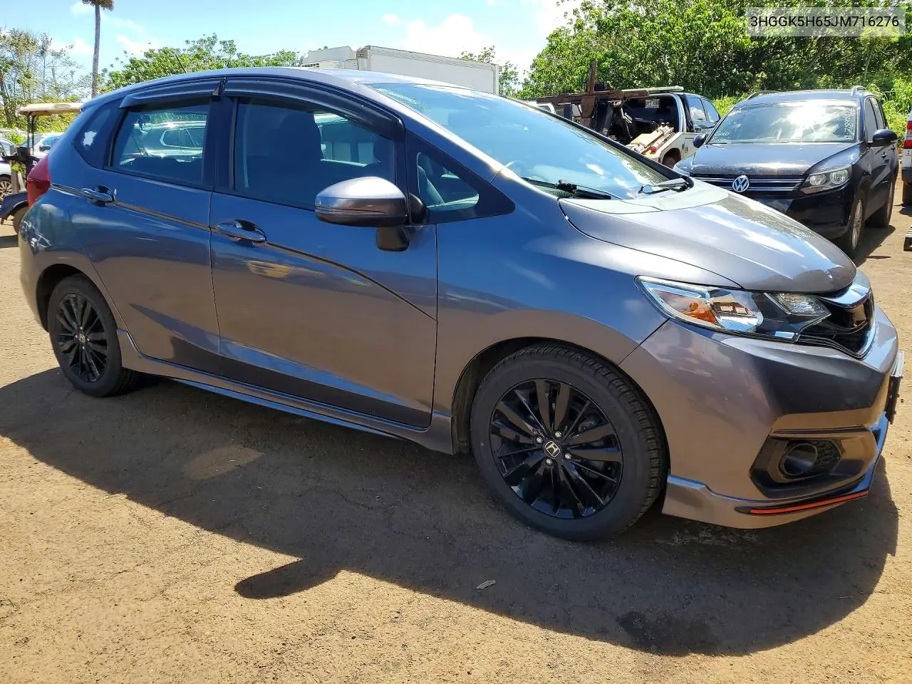 2018 HONDA FIT VIN 3HGGK5H65JM716276 — фото 4